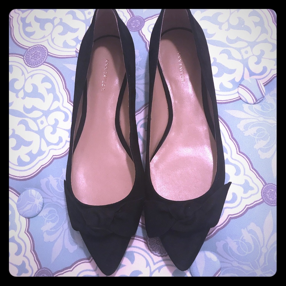 Ann Taylor Suede Flats